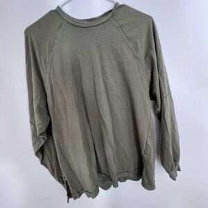 Aerie Olive Green Long Sleeve Top